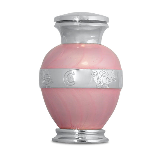 Protected Pink Infant Urn