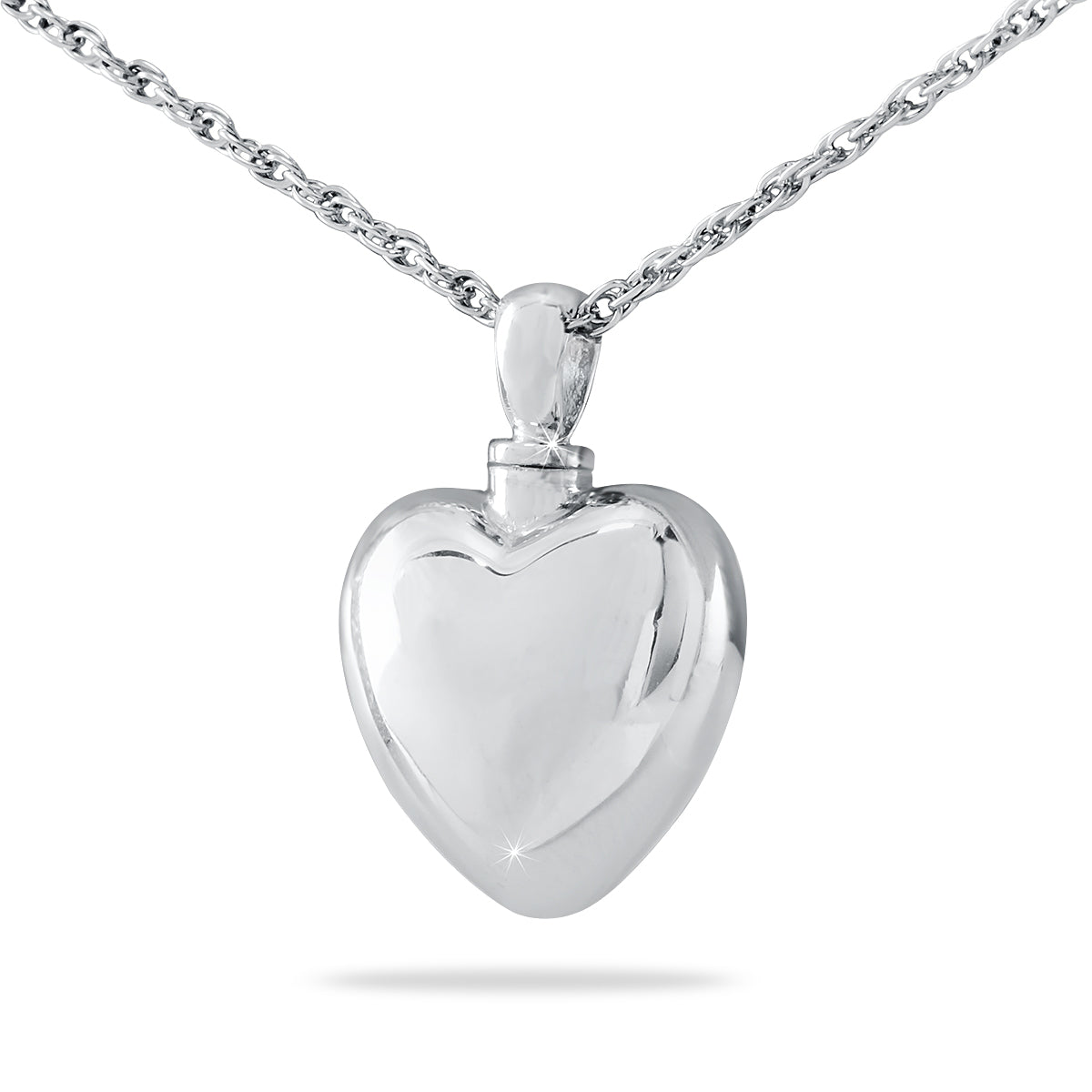 Silver Heart Love Pendant