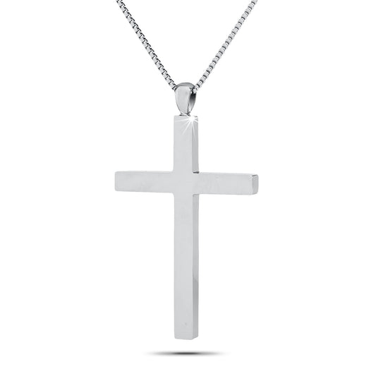 Large Cross Steel Keepsake