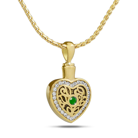 October w/ Opal Gold Steel Keepsake